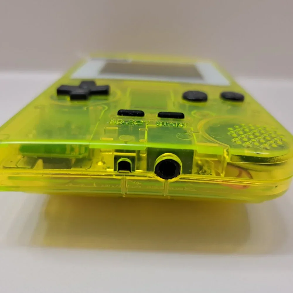 Refurbished Gameboy Light With Upgraded Backlit LCD Screen Clear Yellow